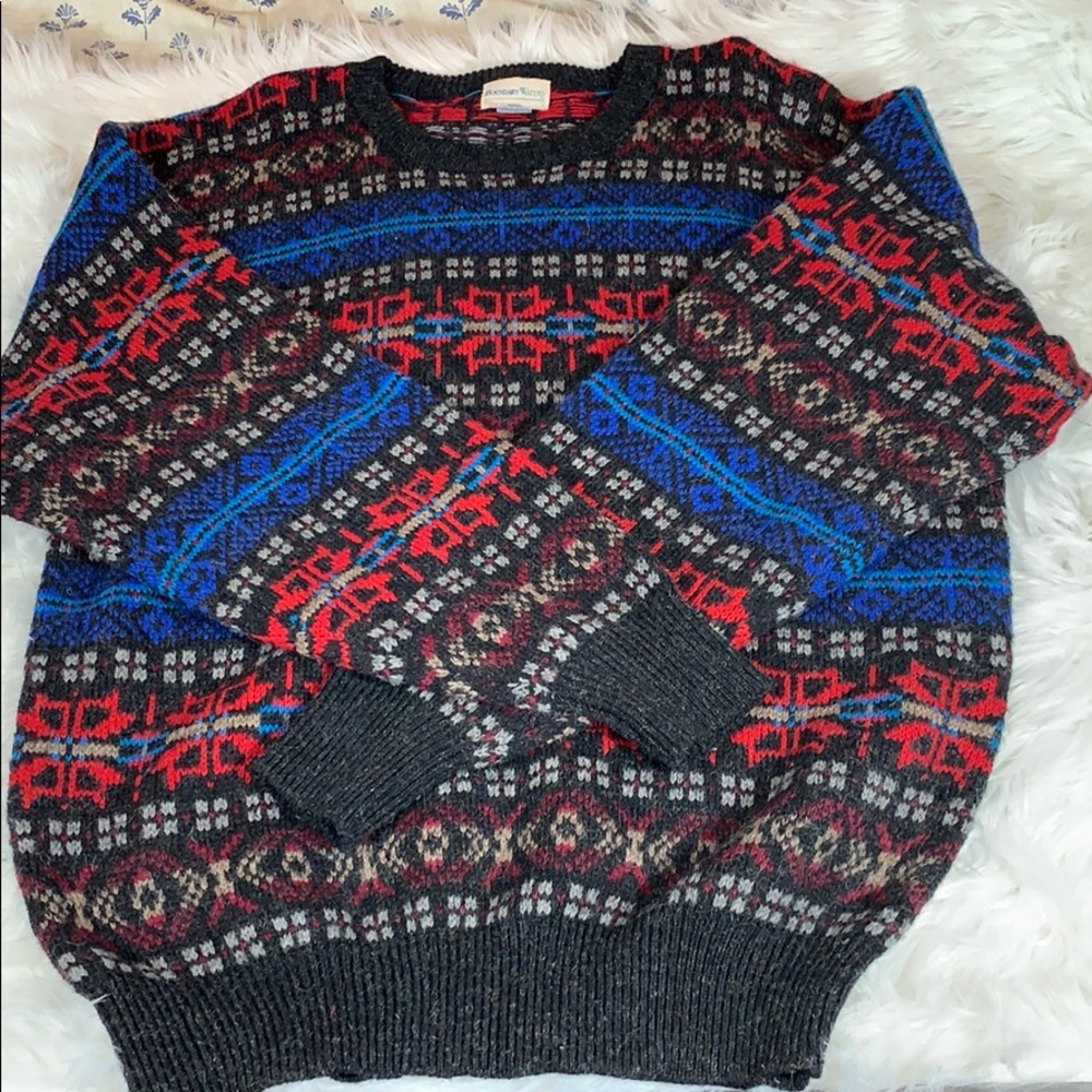 Vintage Boundary Waters Wool Sweater XL